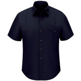 Workrite 4.5 oz. Nomex IIIA Short-Sleeve Western Firefighter Shirt Midnight Navy