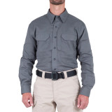 First Tactical Men's V2 Tactical Long Sleeve Shirt Wolf Gray