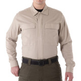 First Tactical Men's V2 BDU Long Sleeve Shirt Khaki