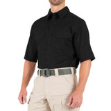 First Tactical Men's V2 BDU Short Sleeve Shirt Black 2