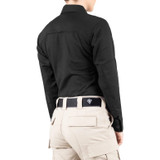 First Tactical Women's V2 BDU Long Sleeve Shirt Black 5