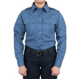 First Tactical Women's V2 Pro Duty Uniform Shirt French Blue