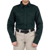 First Tactical Women's V2 Pro Duty Uniform Shirt Spruce Green