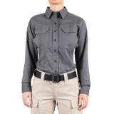 First Tactical Women's V2 Tactical Long Sleeve Shirt Wolf Grey
