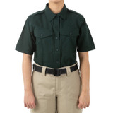 First Tactical Women's V2 Pro Duty Uniform Short Sleeve Shirt Spruce Green