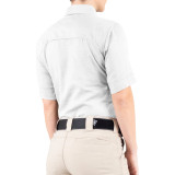 First Tactical Women's V2 Tactical Short Sleeve Shirt White 4