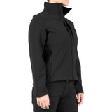 First Tactical Women's Tactix Shoftshell Jacket Black 2