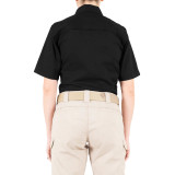First Tactical Women's V2 BDU Short Sleeve Shirt Black 4