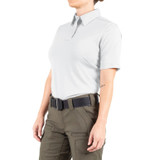 First Tactical Women's V2 Pro Performance Short Sleeve Shirt White 2