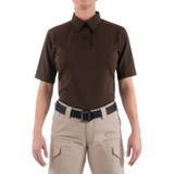 First Tactical Women's V2 Pro Performance Short Sleeve Shirt Kodiak Brown