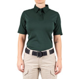 First Tactical Women's V2 Pro Performance Short Sleeve Shirt Spruce Green