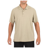 5.11 Tactical Helios Short Sleeve Polo Silver Tan
