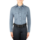 Blauer Women's Long Sleeve Polyester SuperShirt French Blue Heather