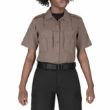 Blauer Women's FLEXRS Short Sleeve SuperShirt Silver Tan