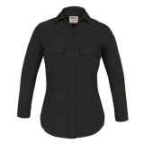 Elbeco Women's TexTrop2 Zippered Long Sleeve Shirt Black