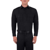 Blauer Men's Long Sleeve Polyester SuperShirt Black