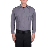 Blauer Men's Long Sleeve Polyester SuperShirt Gray