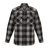 Vertx Canyon Valley Flannel Shirt Marshland Gray Plaid