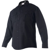 Flying Cross FX Flex 65/35 Poly/Cotton-Mini Rip-Stop Long Sleeve Woven Shirt LAPD Navy