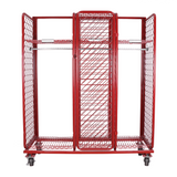 Ready Rack Single Sided Mobile Red Rack - Security 1