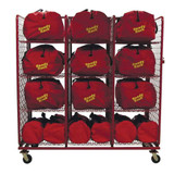 Ready Rack S.O.S. 3 Section Unit - Bag Storage with (12) Helmet Shelves