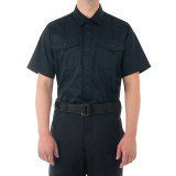 First Tactical Men's Cotton Station Short Sleeve Shirt Midnight Navy