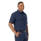 Workrite Men's Classic Short Sleeve Fire Officer Shirt Navy 9