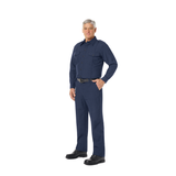 Workrite Men's Classic Long Sleeve Fire Chief Shirt Navy 8