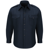 Workrite Men's Classic Long Sleeve Fire Chief Shirt Midnight Navy