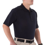 First Tactical Men's Cotton Short Sleeve Polo Midnight Navy