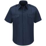 Workrite Men's Classic Short Sleeve Fire Chief Shirt Navy 6