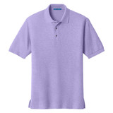 Port Authority Silk Touch Polo, Bright Lavender, Front