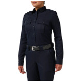 5.11 Tactical Women's Stryke LT PDU Class A Long Sleeve Shirt Dark Navy 2