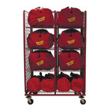 Ready Rack S.O.S. 2 Section Unit - Bag Storage with (8) Helmet Shelves