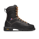 Danner Men's 8 in. Quarry USA Alloy Toe Boot Black