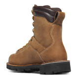 Danner Men's 8 in. Quarry USA Alloy Toe Boot Distressed Brown 3