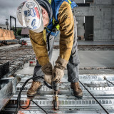 Danner Men's 8 in. Quarry USA Alloy Toe Boot Distressed Brown 11