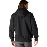 Carhartt Men's Rain Defender Paxton Heavyweight Hooded Zip Mock Sweatshirt Black 4