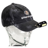Streamlight Bandit LED Rechargeable Headlamp Clipped to Ballcap