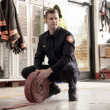 Flying Cross FX Flex 65/35 Poly/Cotton-Mini Rip-Stop Long Sleeve Woven Shirt in Use