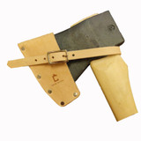 Council Tool Natural Leather Mask, Riveted Design with Strap