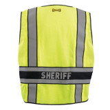OccuNomix DOR Deluxe Safety Plain Vest, Sheriff Back
