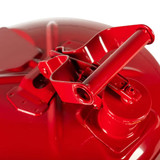 Justrite 5 Gal. Red Steel Safety Can - Flammables, Top Handle