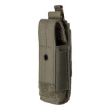 5.11 Tactical Flex Single Pistol Mag Cover Pouch Ranger Green, Front Facing Left