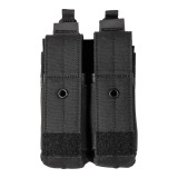 5.11 Tactical Flex Double Pistol Mag Cover Pouch Black, Front