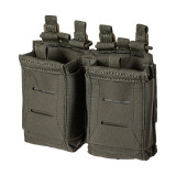 5.11 Tactical Flex Double AR Mag Pouch 2.0 Ranger Green, Front Facing Left