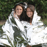 Rothco 2-Person Polarshield Survival Blanket, in Use