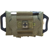 High Speed Gear ReFlex IFAK Medical Roll & Carrier + Phokus Med Refill Kit OD Green