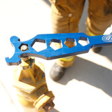 EZ Spanner 5-Hole Non-Ratcheting Hydrant Wrench, In Use Top View
