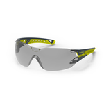 HexArmor MX225 TruShield Premium Anti-Fog Safety Glasses with Gray 23% TruShield, Facing Lower Right Angle